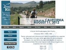 Tablet Screenshot of dream-ride.org